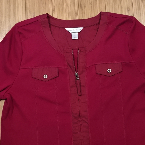 NWOT Christopher & Banks Zip-Up - Picture 5 of 10